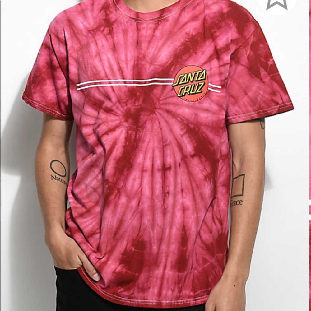 Santa Cruz  tie-dye t shirt